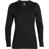 Icebreaker Women's Merino 260 Tech Long Sleeve Crewe Thermal Top -Sport Outfits Shop 104387001 1