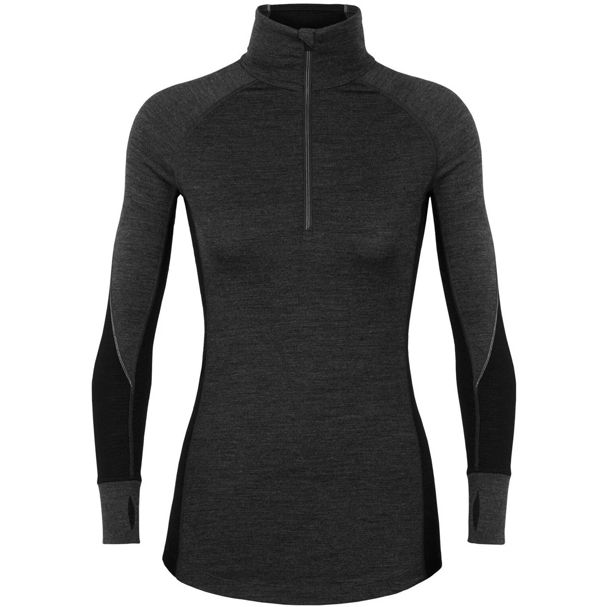 Icebreaker Women's BodyfitZone Merino 260 Zone Long Sleeve Half Zip Thermal Top 3 Icebreaker Women's BodyfitZone Merino 260 Zone Long Sleeve Half Zip Thermal Top