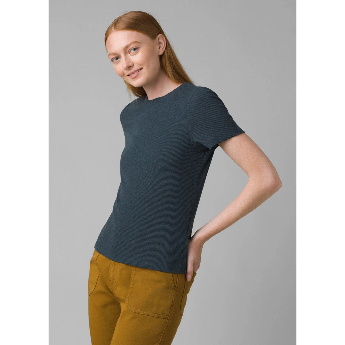 Prana Women's Foundation Rib Tee 4 Prana Women's Foundation Rib Tee - Image 2