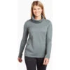 KUHL Women's Athena Pullover 7 KUHL Women's Athena Pullover -Sport Outfits Shop 4214 ws athena pullover pewter green front pdp photo