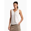 KUHL Women's Shay Tank 10 KUHL Women's Shay Tank -Sport Outfits Shop 8408 Shay Tank White Front
