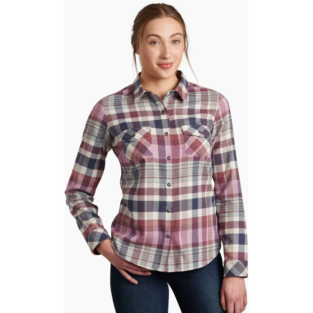 KUHL Women's Tess Flannel Long Sleeve 5 KUHL Women's Tess Flannel Long Sleeve - Image 3