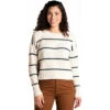 Women's Bianca II Sweater -Sport Outfits Shop T1241014 Almond Stripe 1