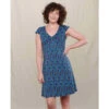 Women's Rosemarie Dress -Sport Outfits Shop T1772811 TRUE NAVY PALM PRINT 1