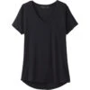 Prana Women's Foundation Short Sleeve Vneck 8 Prana Women's Foundation Short Sleeve Vneck -Sport Outfits Shop W11170142 BLACK ALT 9 f3108f28 c25b 494e a44e 3a8871397c44
