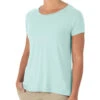 Women's Bamboo Explorer Tee 1 Women's Bamboo Explorer Tee -Sport Outfits Shop W ExplorerTee HeatherMint 1