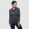 KUHL Women's Lea Pullover -Sport Outfits Shop Women s Lea Pullover Sweatshirt 4186 Carbon